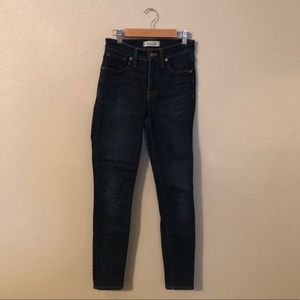 MADEWELL 9” high rise skinny larkspur
